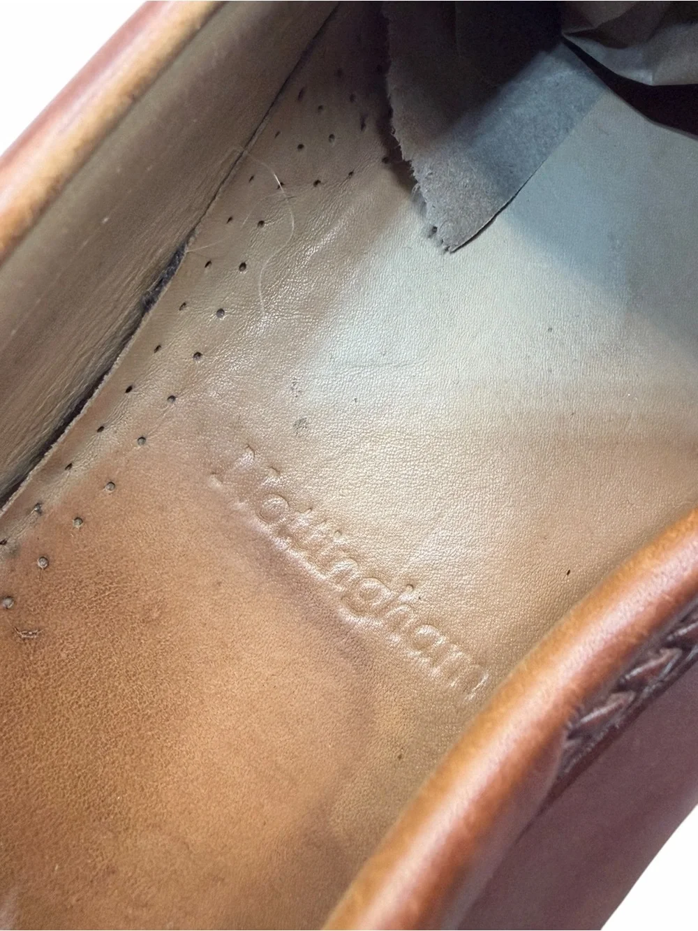 Allen Edmonds Nottingham Kiltie Tassel Loafers Brown Leather Men’s Size 11E